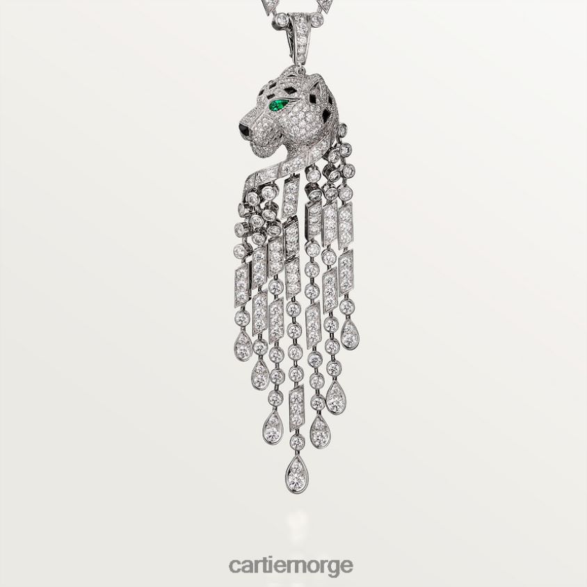 smykker Cartier panter kjede stilig F4466N467