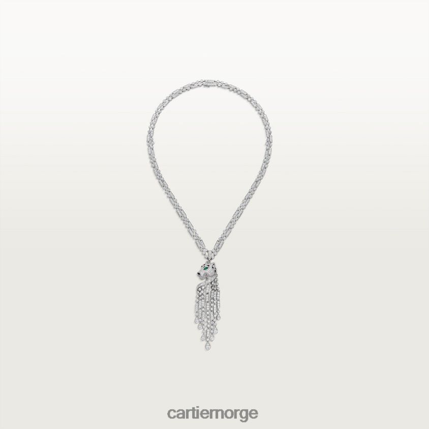 smykker Cartier panter kjede stilig F4466N467