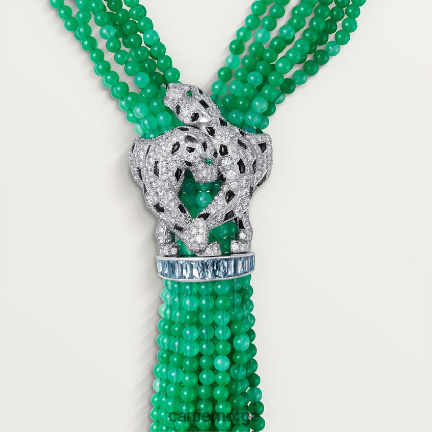 smykker Cartier panter kjede stilig F4466N468