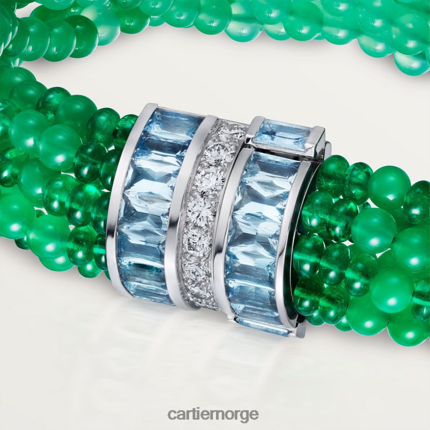 smykker Cartier panter kjede stilig F4466N468