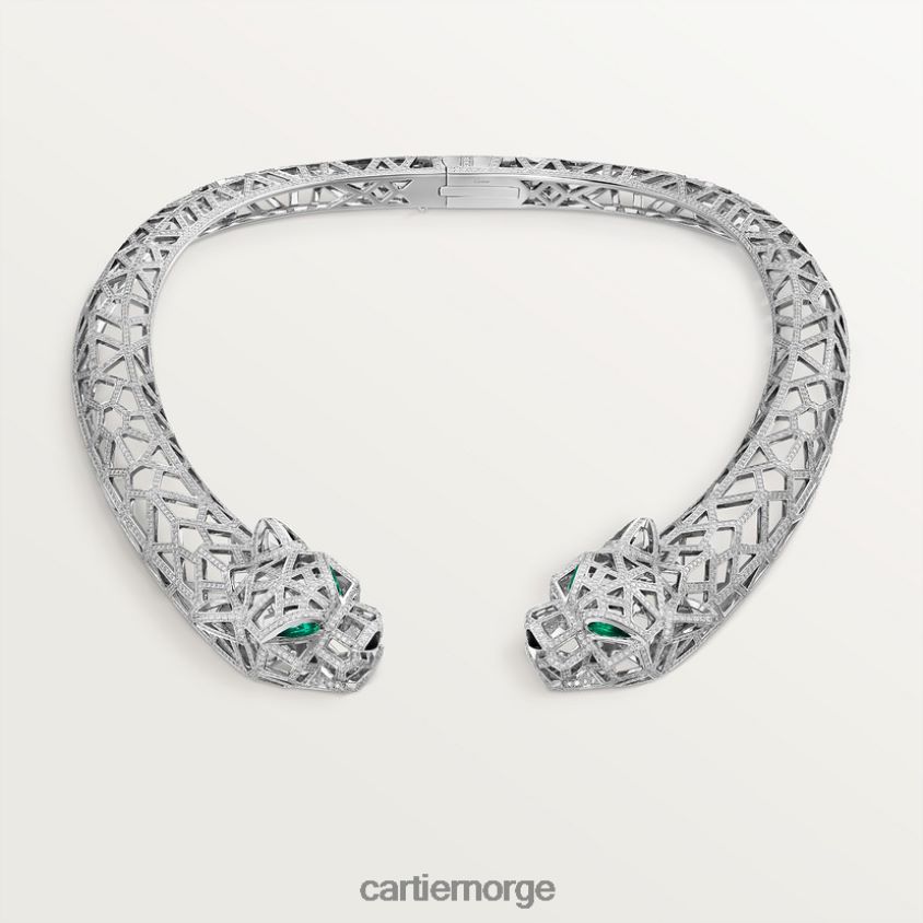 smykker Cartier panter kjede stilig F4466N469