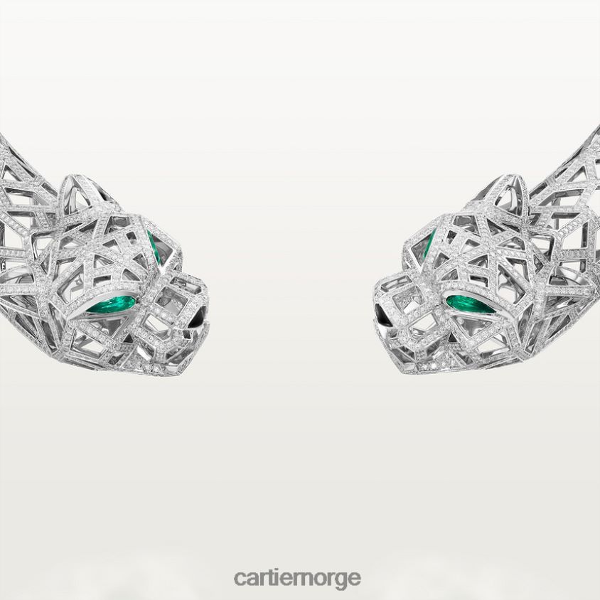 smykker Cartier panter kjede stilig F4466N469
