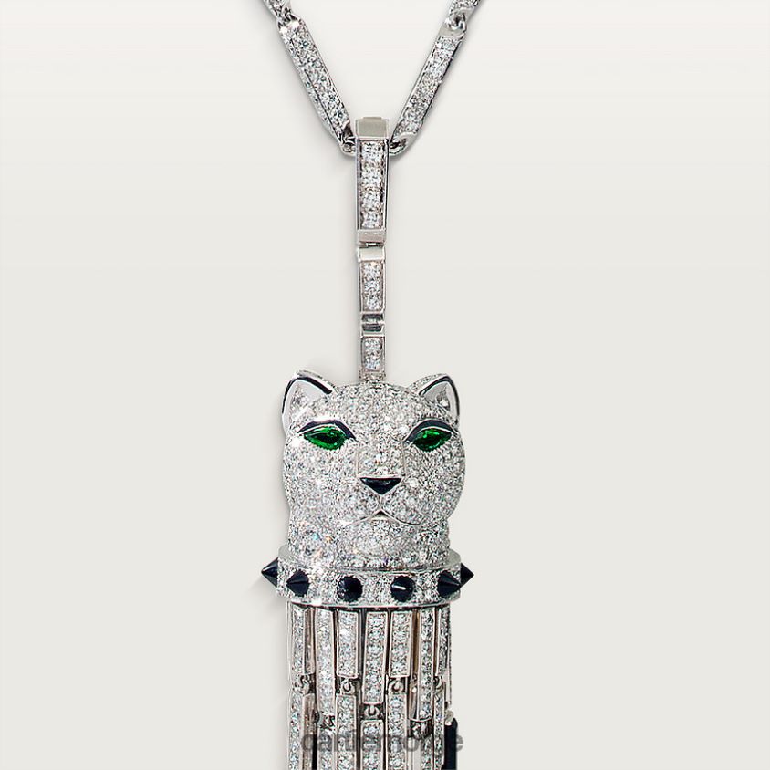 smykker Cartier panter kjede stilig F4466N470