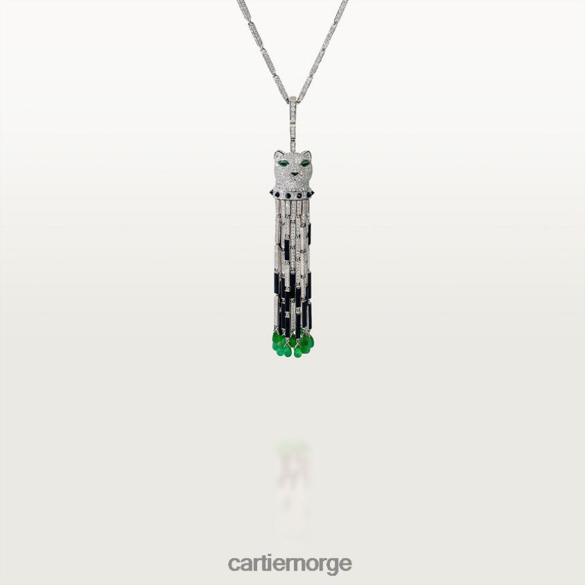 smykker Cartier panter kjede stilig F4466N470