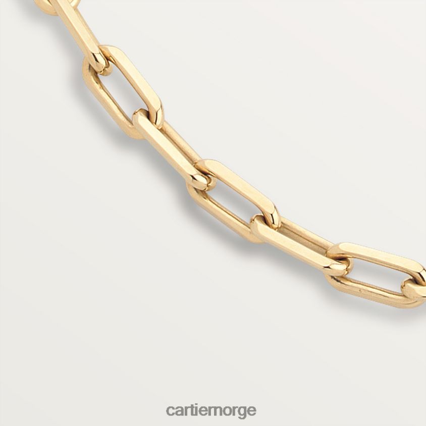 smykker Cartier santos kjede gult gull F4466N484