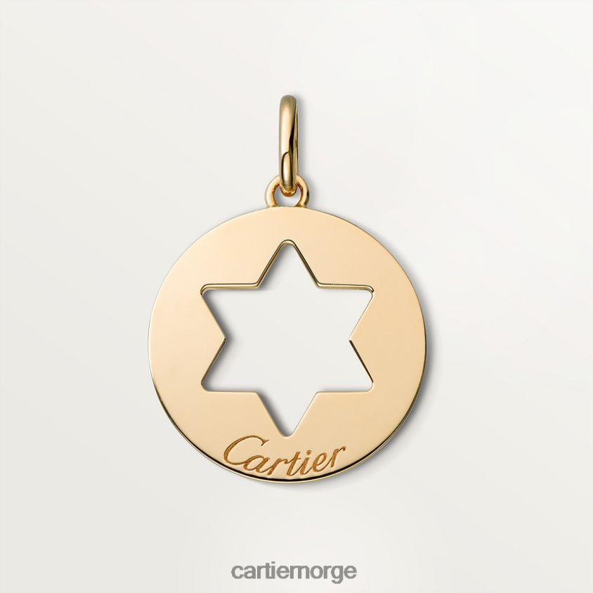 smykker Cartier symbol anheng gult gull F4466N610