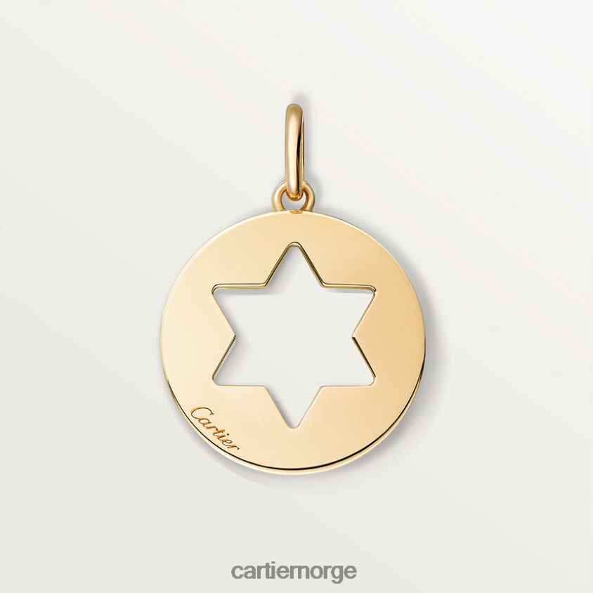 smykker Cartier symbol anheng gult gull F4466N610
