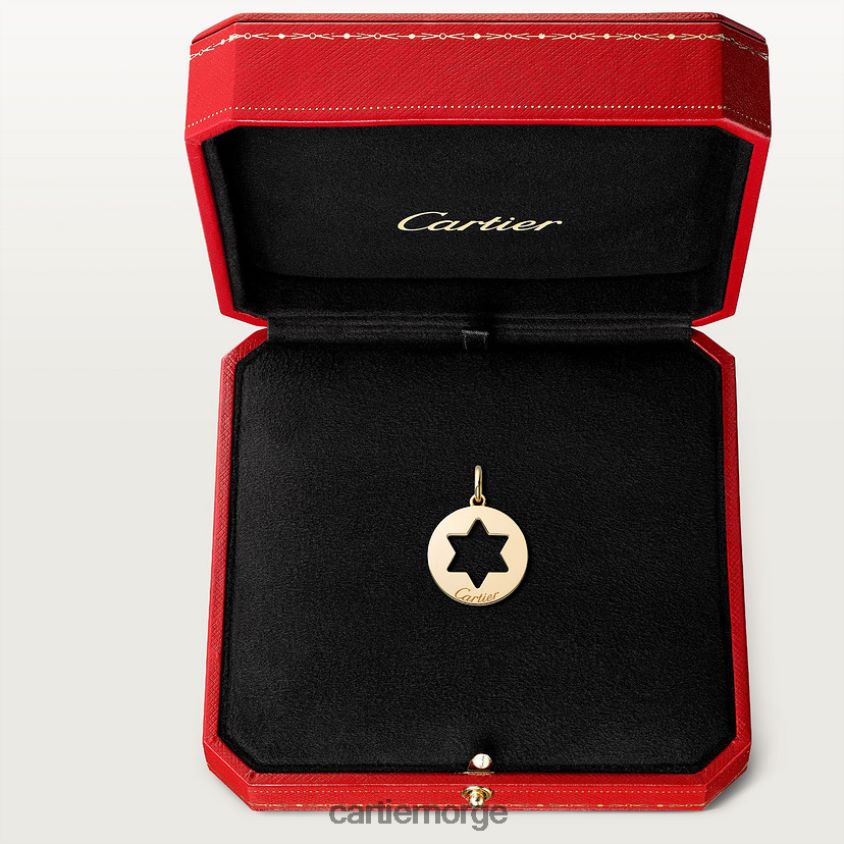 smykker Cartier symbol anheng gult gull F4466N610