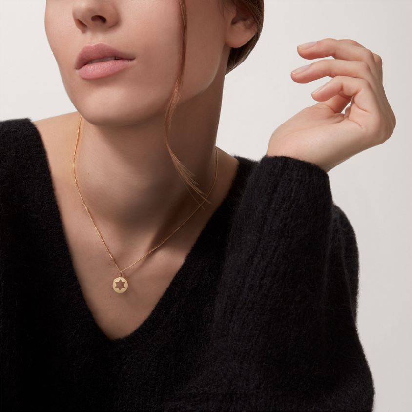 smykker Cartier symbol anheng gult gull F4466N610