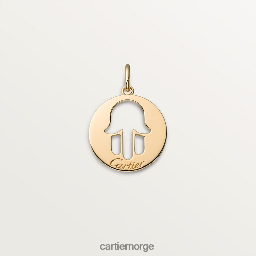 smykker Cartier symbol anheng gult gull F4466N611