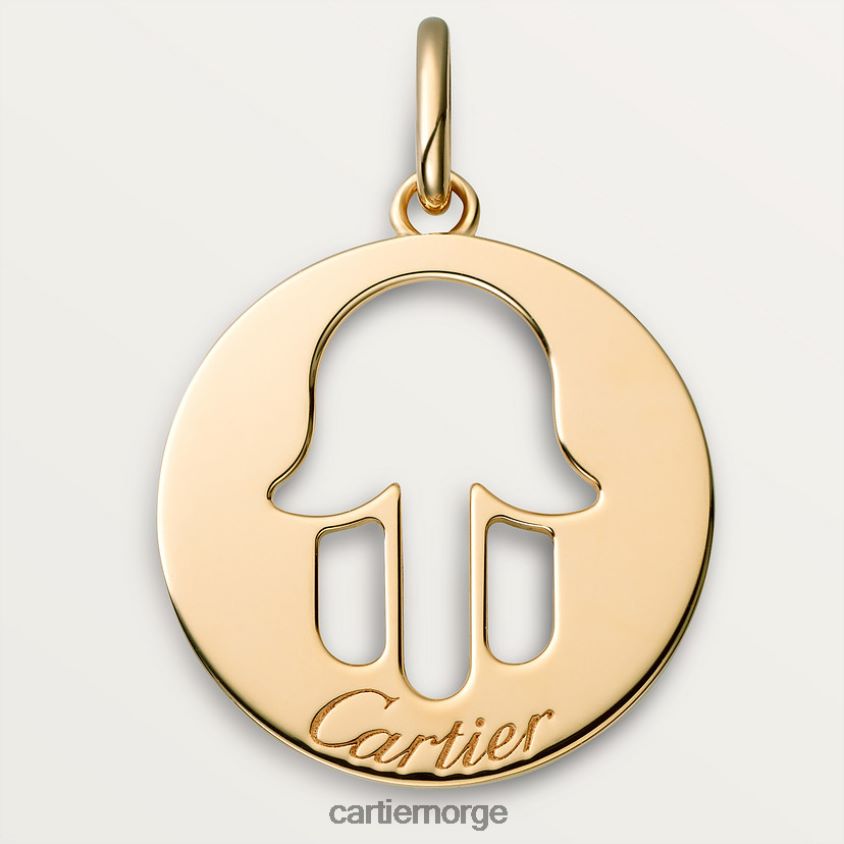smykker Cartier symbol anheng gult gull F4466N611