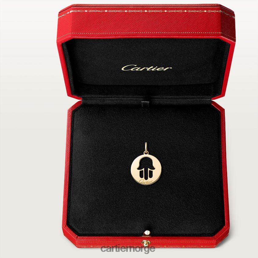 smykker Cartier symbol anheng gult gull F4466N611