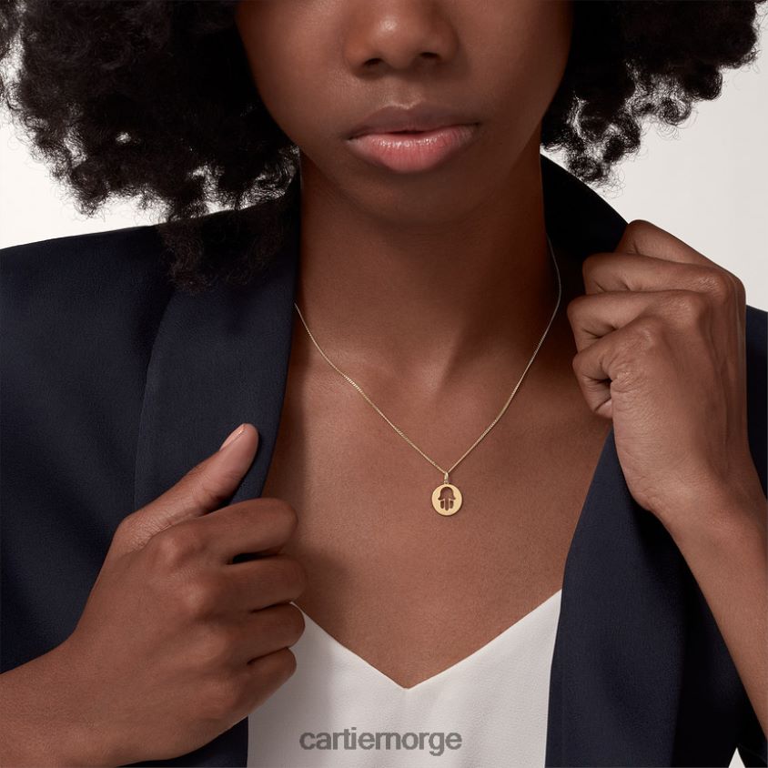 smykker Cartier symbol anheng gult gull F4466N611