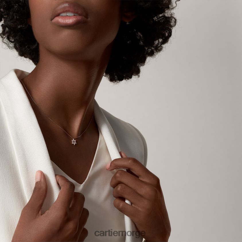 smykker Cartier symbol halskjede Rose gull F4466N604