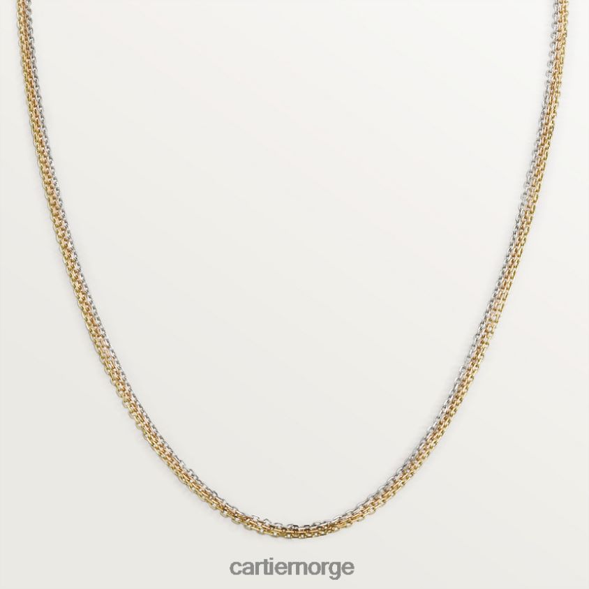 smykker Cartier trinity kjede 3 gull F4466N595