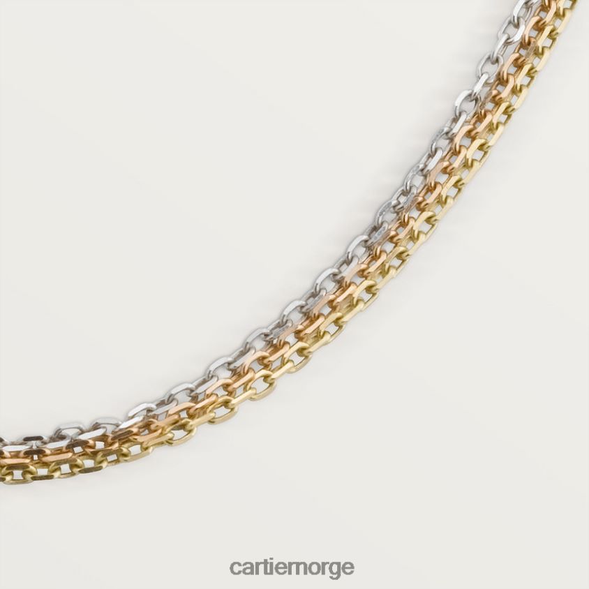 smykker Cartier trinity kjede 3 gull F4466N595