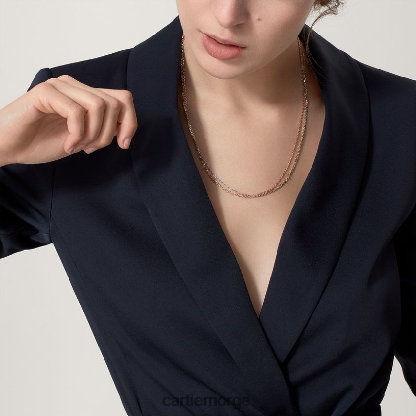 smykker Cartier trinity kjede 3 gull F4466N595