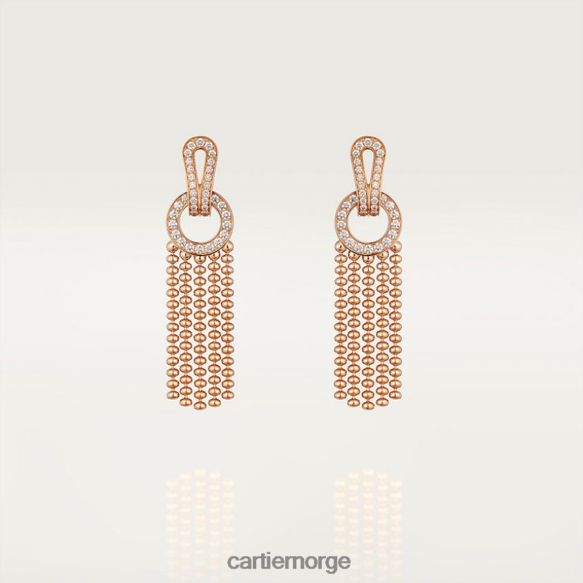 smykker Cartier agrafe øredobber stilig F4466N711
