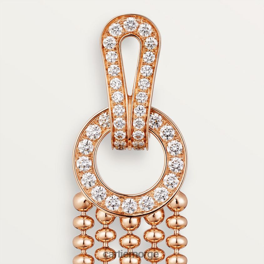 smykker Cartier agrafe øredobber stilig F4466N711