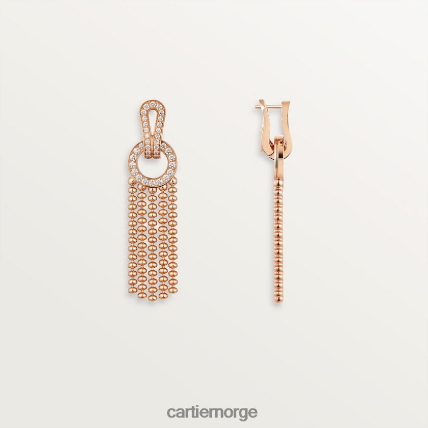 smykker Cartier agrafe øredobber stilig F4466N711