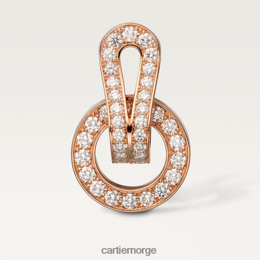 smykker Cartier agrafe øredobber stilig F4466N720