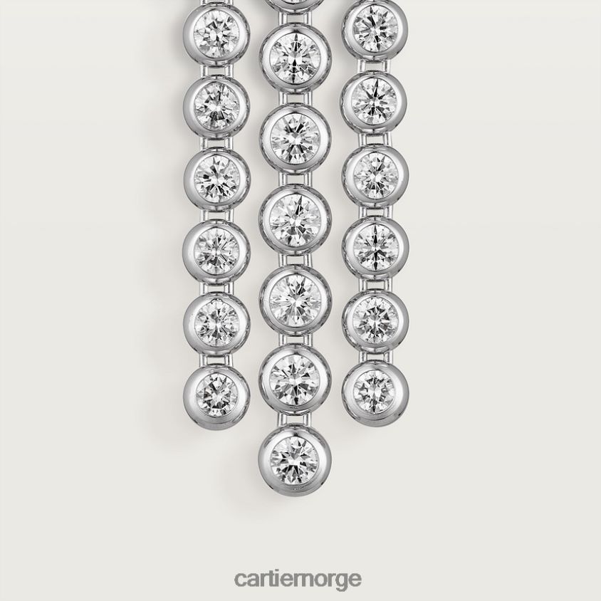 smykker Cartier agrafe øredobber stilig F4466N722