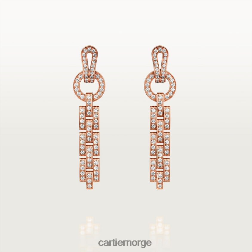 smykker Cartier agrafe øredobber stilig F4466N723