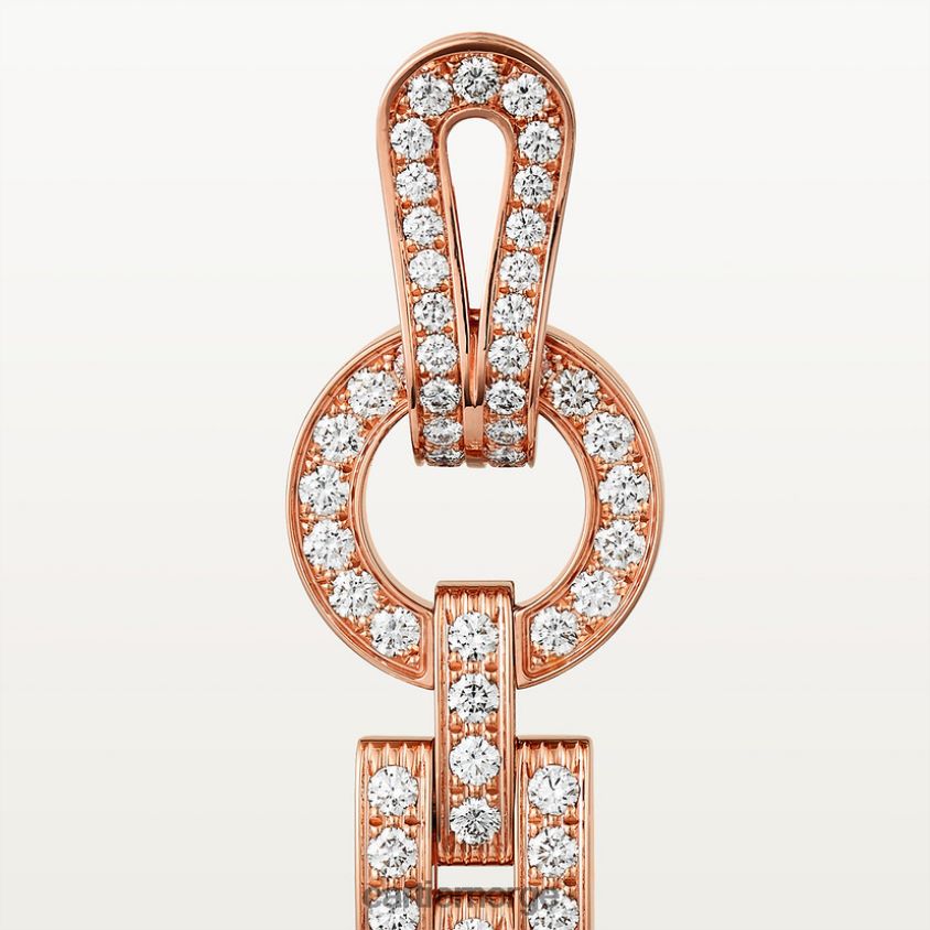 smykker Cartier agrafe øredobber stilig F4466N723