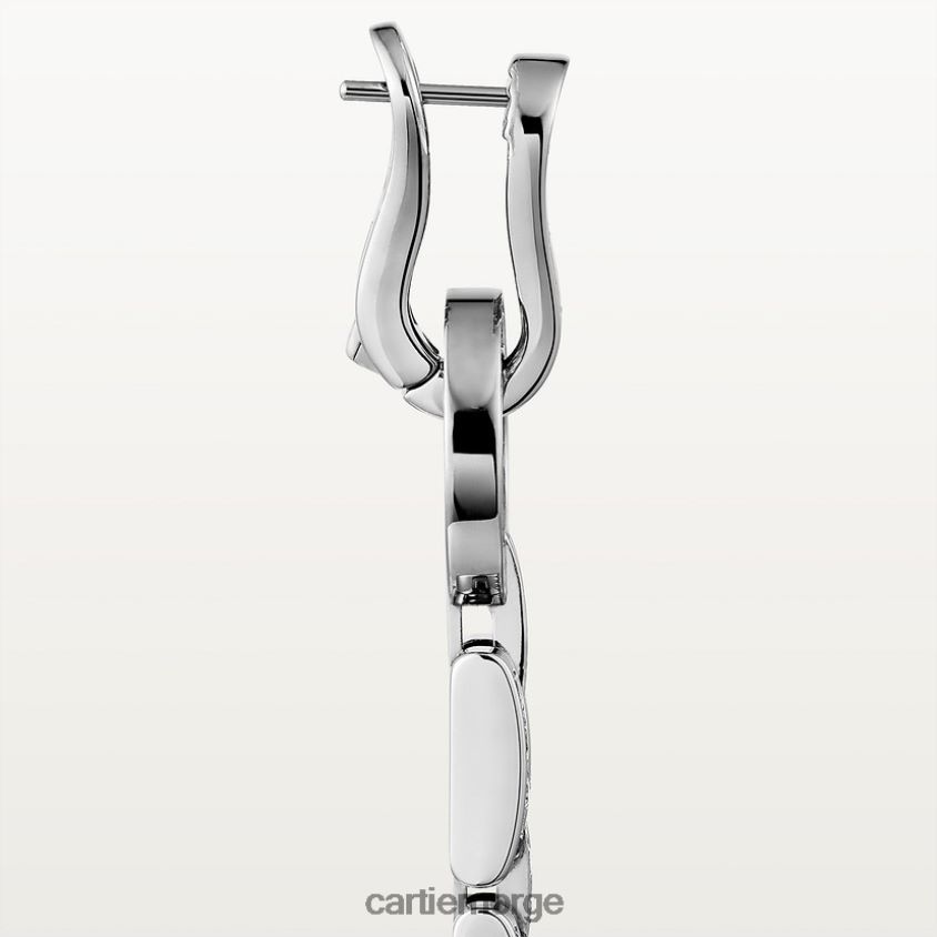 smykker Cartier agrafe øredobber stilig F4466N727
