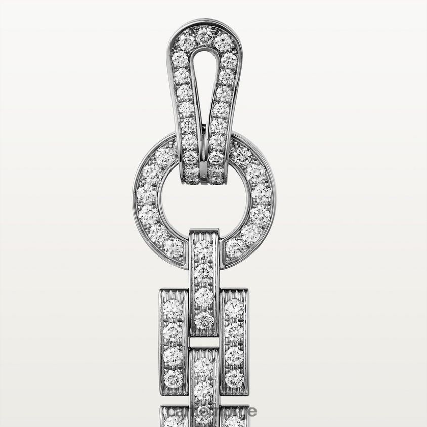 smykker Cartier agrafe øredobber stilig F4466N727