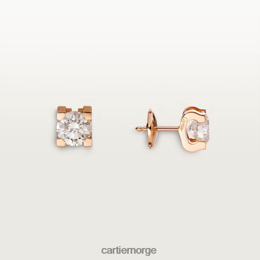 smykker Cartier c øredobber stilig F4466N714