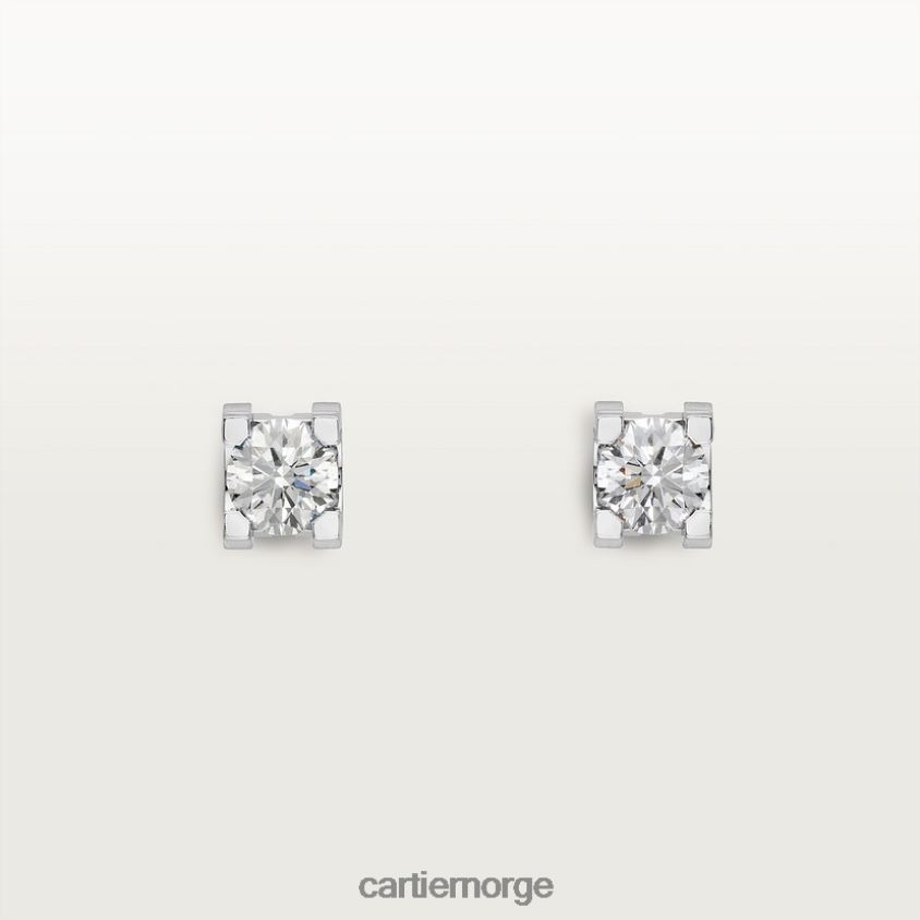 smykker Cartier c øredobber stilig F4466N716