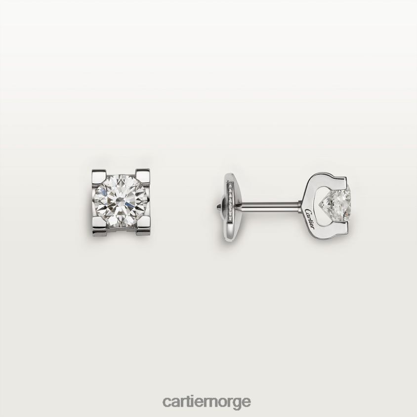 smykker Cartier c øredobber stilig F4466N718