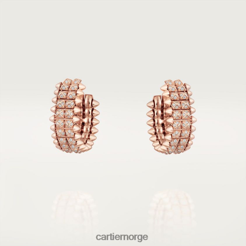 smykker Cartier clash øredobber Rose gull F4466N739
