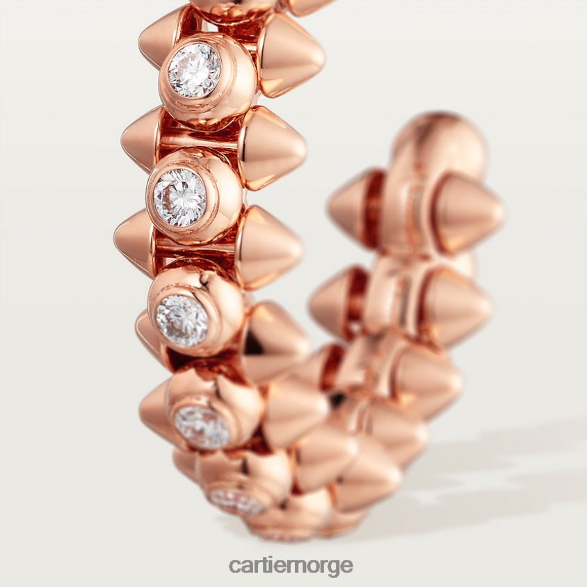 smykker Cartier clash øredobber diamanter Rose gull F4466N744