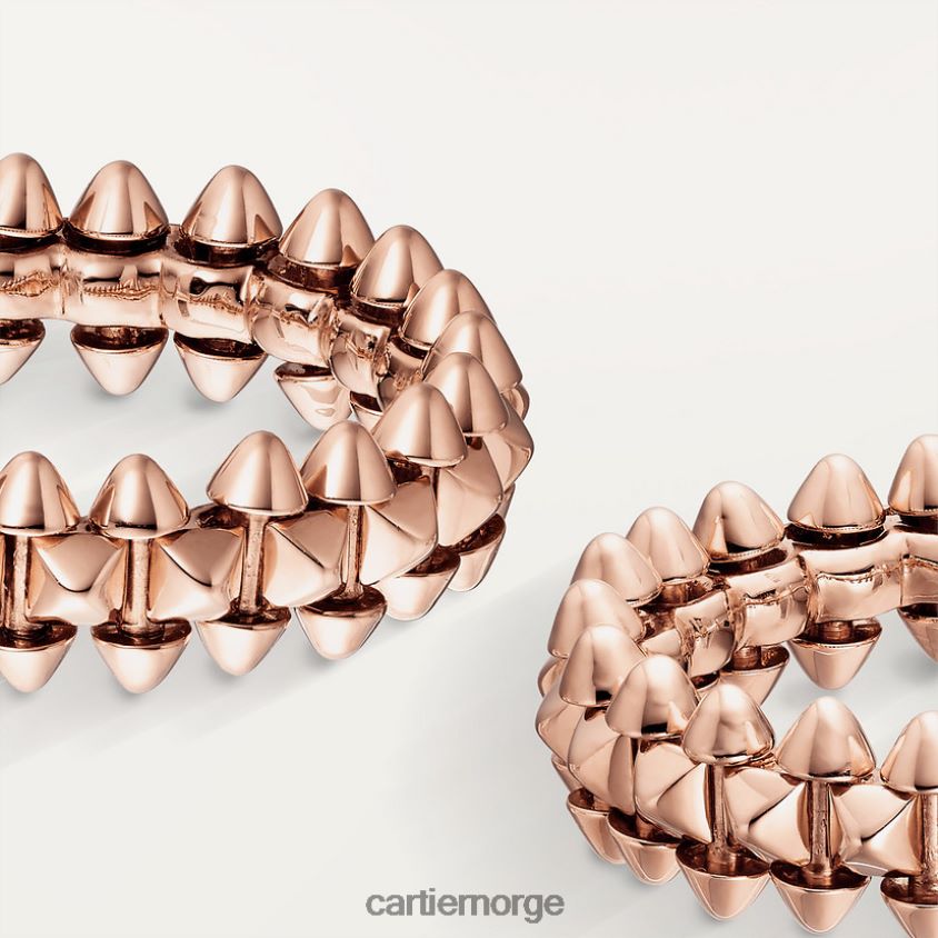 smykker Cartier clash øredobber liten modell Rose gull F4466N743