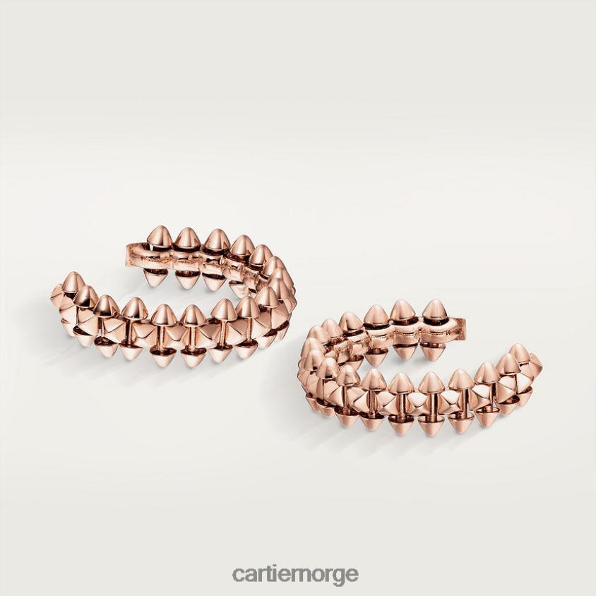smykker Cartier clash øredobber liten modell Rose gull F4466N743