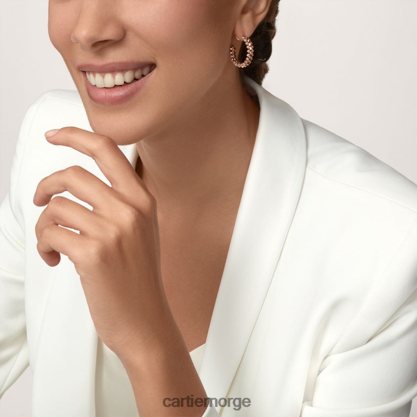 smykker Cartier clash øredobber liten modell Rose gull F4466N743