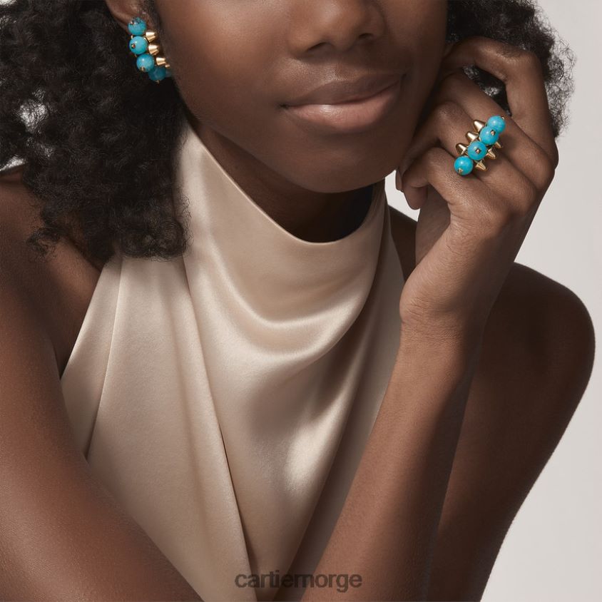 smykker Cartier clash øredobber, xl modell stilig F4466N746