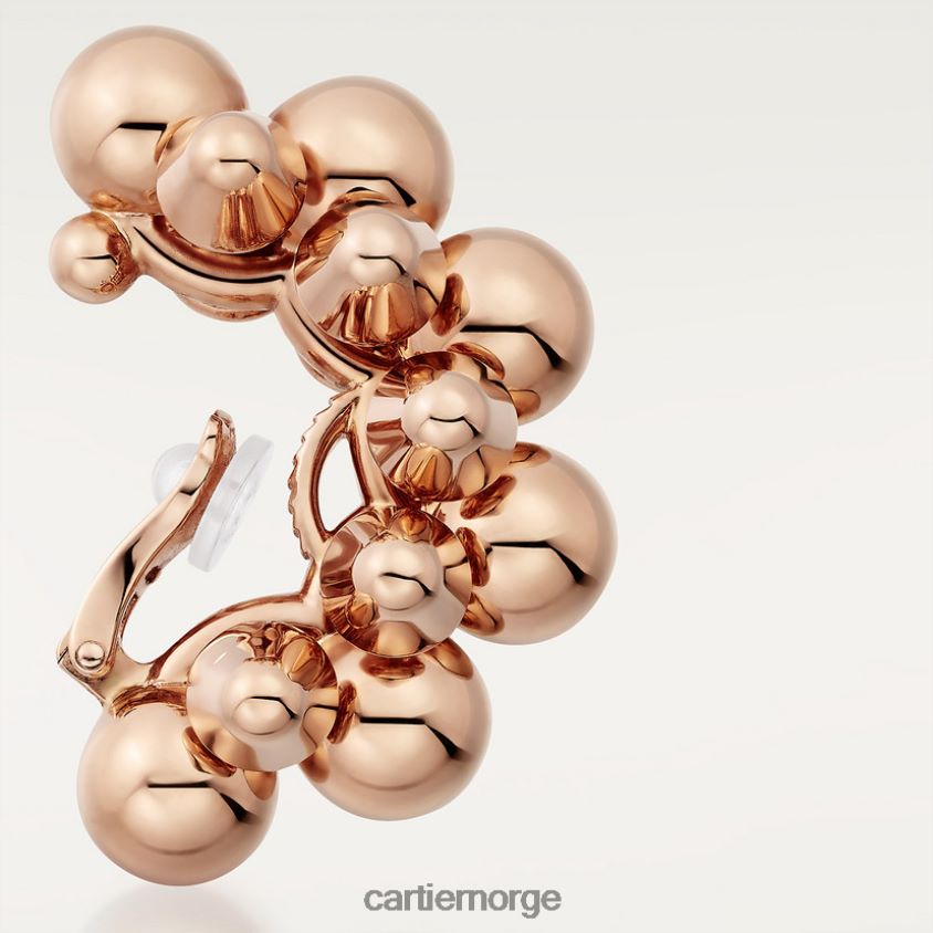 smykker Cartier clash single øredobber, xl modell Rose gull F4466N742