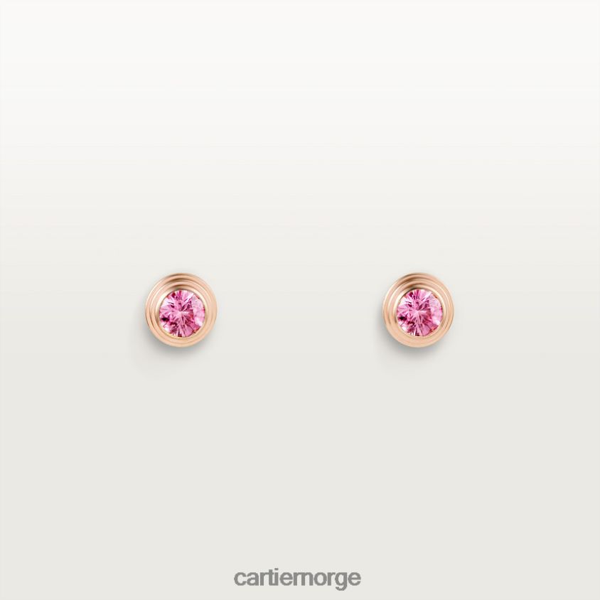 smykker Cartier d'amour øredobber Rose gull F4466N657