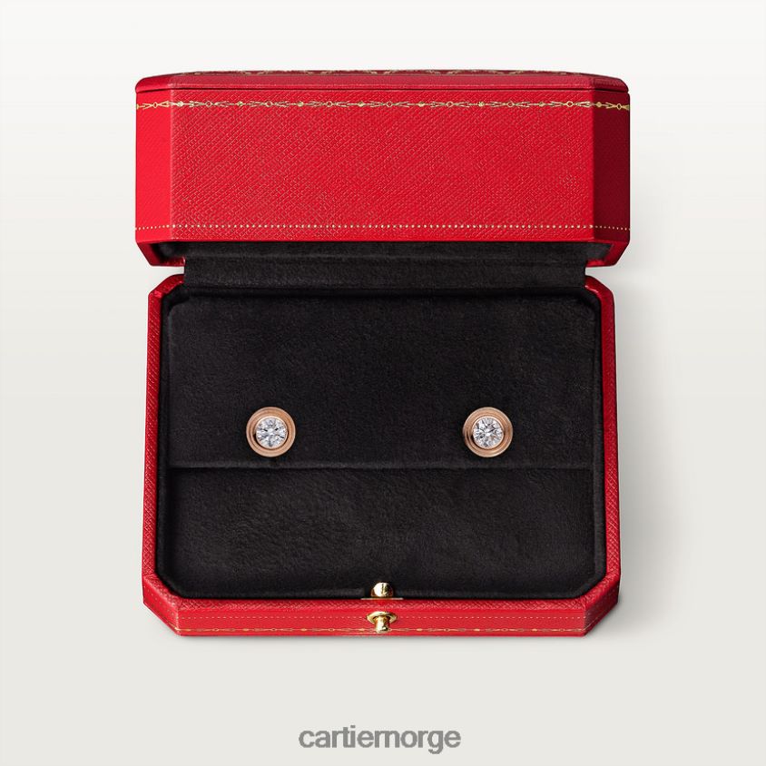 smykker Cartier d'amour øredobber Rose gull F4466N659