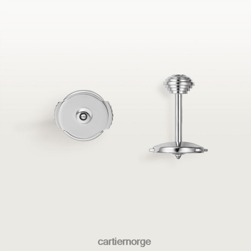 smykker Cartier d'amour øredobber hvitt gull F4466N660