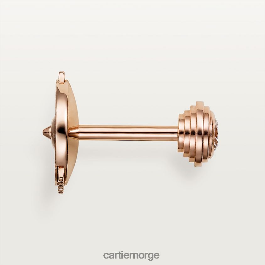 smykker Cartier d'amour øredobber xs Rose gull F4466N655