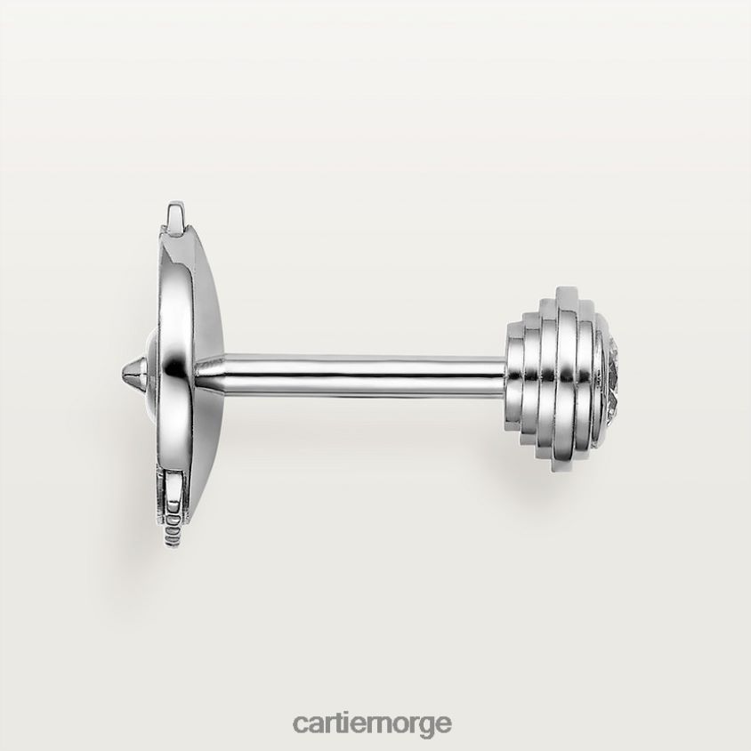 smykker Cartier d'amour øredobber xs hvitt gull F4466N656