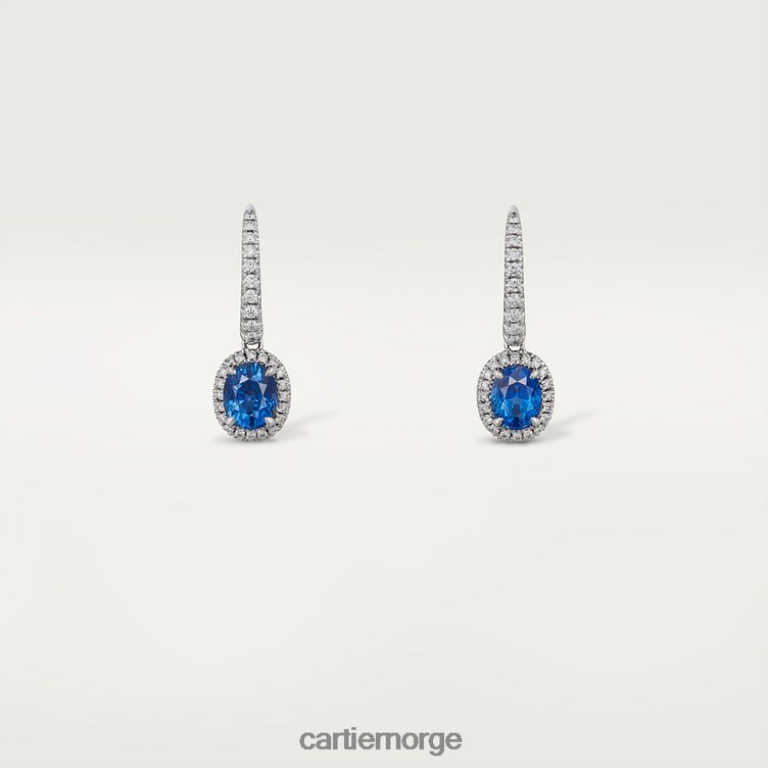 smykker Cartier destinee øredobber med farget stein stilig F4466N687