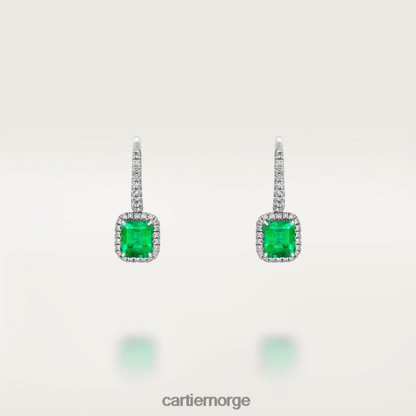 smykker Cartier destinee øredobber med farget stein stilig F4466N698