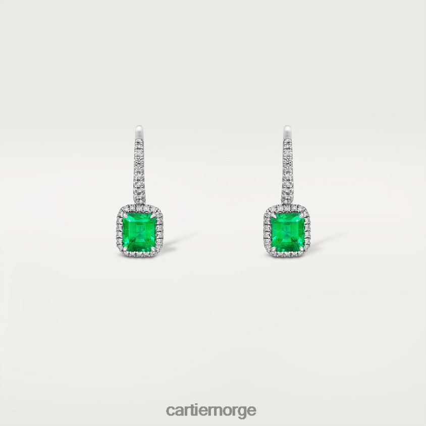 smykker Cartier destinee øredobber med farget stein stilig F4466N698