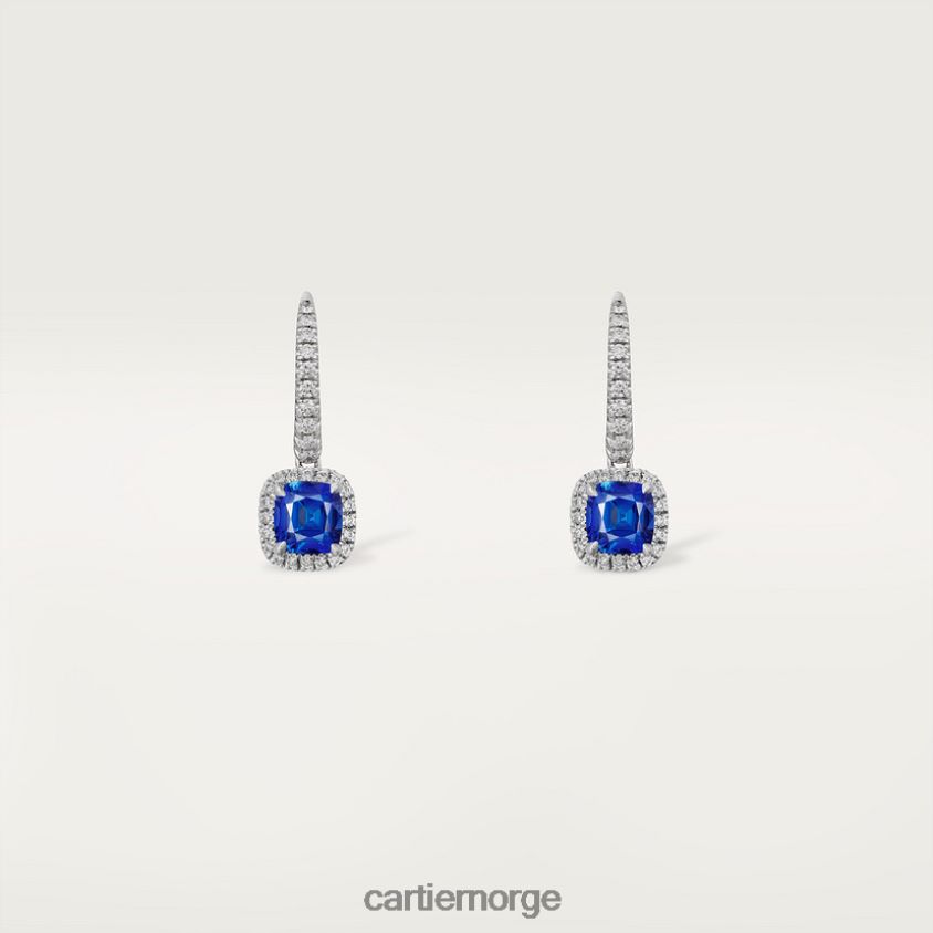 smykker Cartier destinee øredobber med farget stein stilig F4466N725