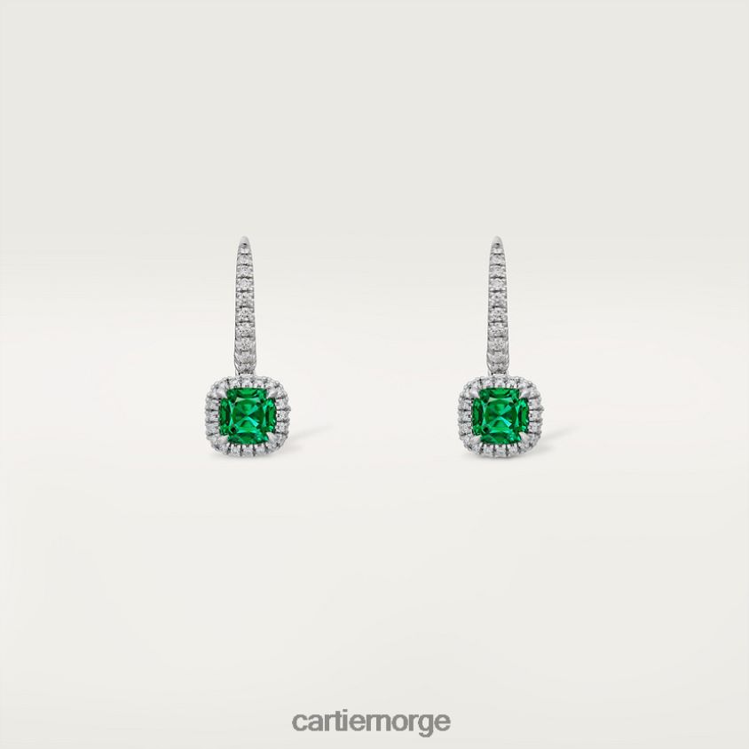 smykker Cartier destinee øredobber med farget stein stilig F4466N736